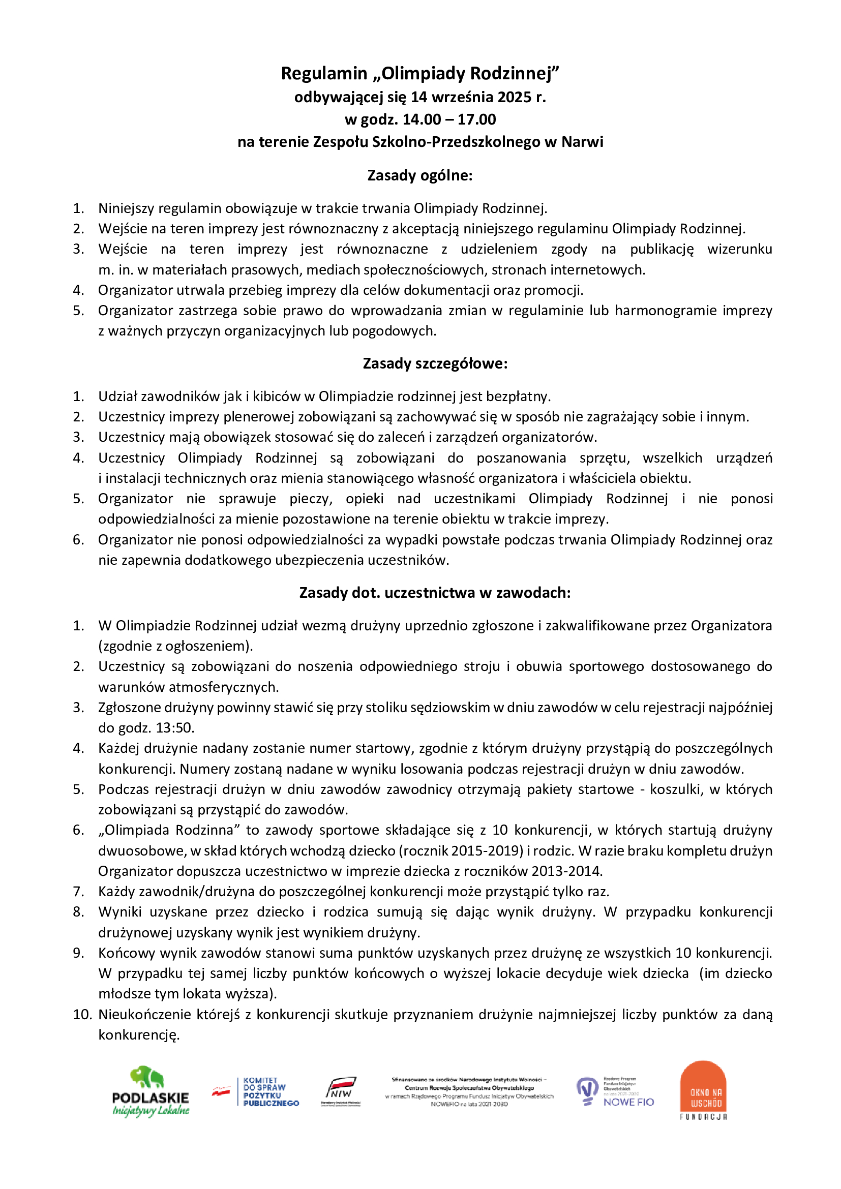 Regulamin 3 