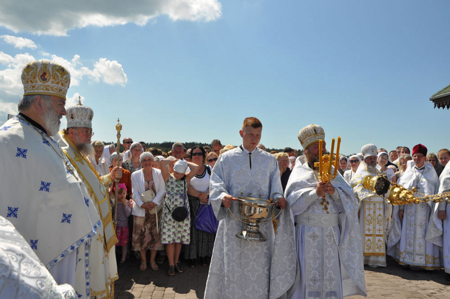 Konsekracja cerkwi w Skicie